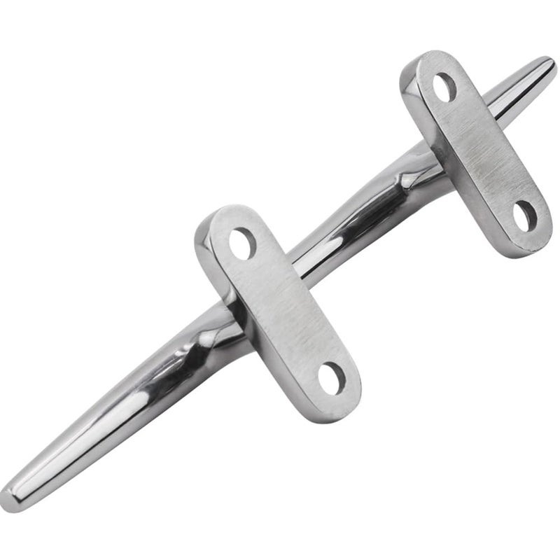 Laorde Boat Cleat 4 inch 5 inch 6 inch 8 inch 10 inch Open Base 316 Stainless Steel Dock Cleat Marine Grade Rope Cleat with Fasteners for Kayaks  Nautical Decor (4 inch 4 Pack) - Image 3